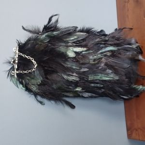 Feather  purse